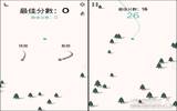 Chilly Snow 玩起来好舒压的滚球滑雪游戏（iPhone, Android）