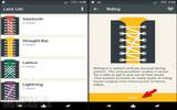 “Shoe Lacing Guide”50 种特殊鞋带绑法步骤教学（Android）