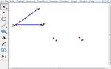 几何画板中让点绕着另一个点旋转教程
