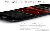 Ringtone Editor Pro [iPhone]