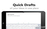 笔记应用 – 快速草图笔记iPad版 – Quick Drafts for iPad – Notes, Tasks and Shopping List